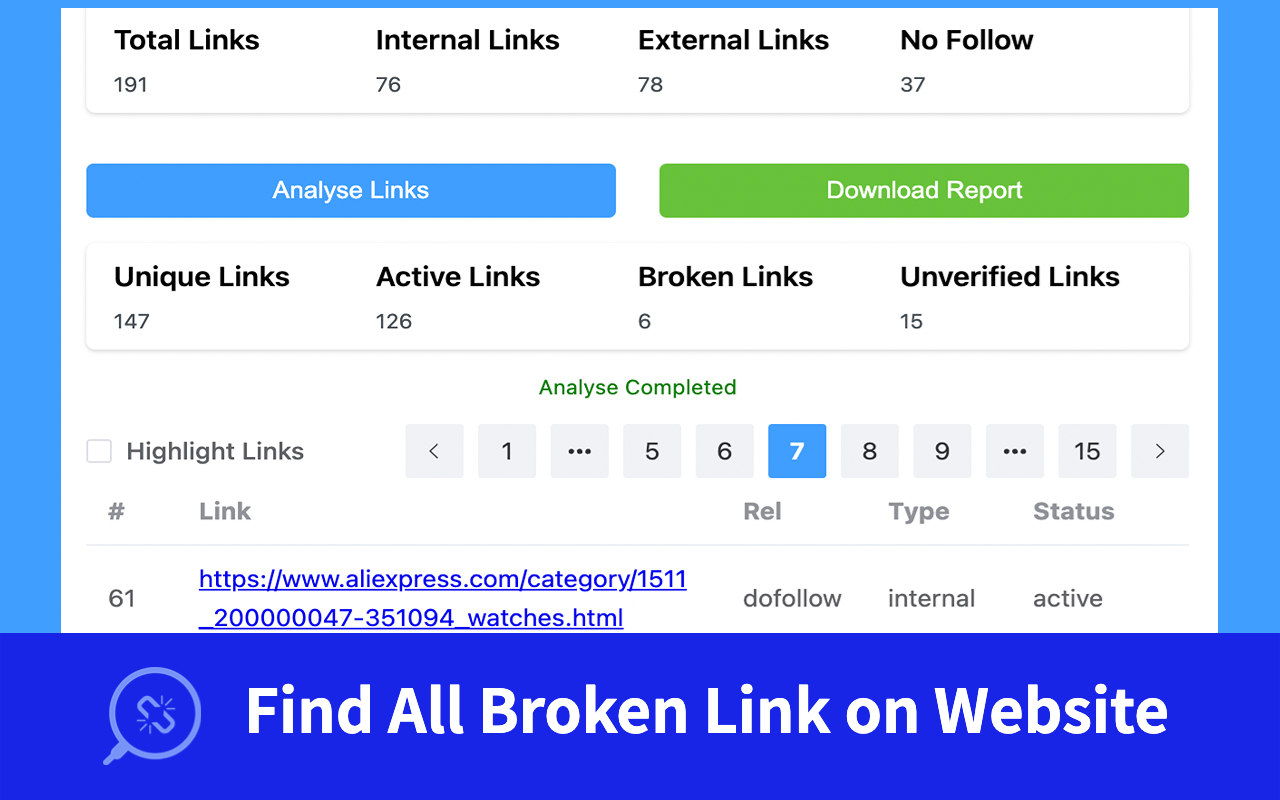 Link Analysis Features